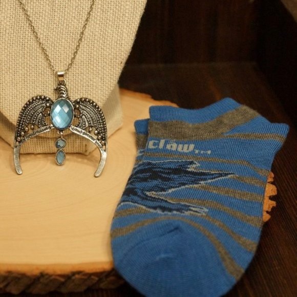 Warner Bros. Accessories - NWOT Ravenclaw Tiara Crown Pendent WITH Ravenclaw Adorable Socks Last Chance BUY